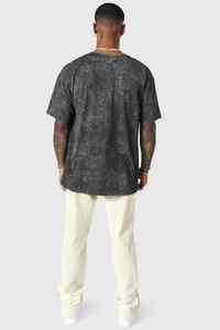 เสื้อยืดผู้ชาย acidwash เสื้อลำลองสไตล์พรีเมี่ยมผ้าฝ้าย100% ใส่สบายดีไซน์โดดเด่นเหมาะกับแฟชั่นฤดูร้อน - Product Image 2