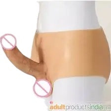 Ropa interior ajustada de piel de silicona, bragas con consolador de pene enorme realista para hombres y mujeres, Juguetes sexuales en <span class=keywords><strong>India</strong></span> + 91 9618678282