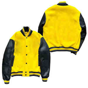Varsity Jacket Hombres Mangas de cuero de moda Durable Moda Casual Streetwear Venta al por mayor a granel Directo de fábrica Oem Odm Low Moq Compradores - Product Image 6