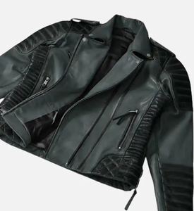 Venta al por mayor paquistaní Chaquetas de cuero Fabricante Cinturón Lado Casual Chaqueta de cuero para los hombres Nueva Moto Oem Diseño Chaquetas - Product Image 3
