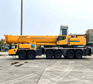 Grue mobile tout-terrain de qualité supérieure 750 tonnes pour énergie éolienne, capacité de levage lourde, hauteur de levage 143 m, multi-essieux, moteur et boîte de vitesses de haute performance - Product Image 5