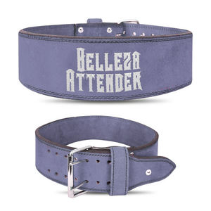 Premium ceinture de levage en cuir Meilleure séance d'entraînement gymnase daim en cuir à double fourche ceinture entraînement de musculation - Product Image 6