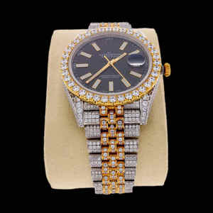 Montre Moissanite de luxe la plus vendue avec boîtier carré avec logo personnalisé VVS Clarity Diamond-Prix de gros - Product Image 3