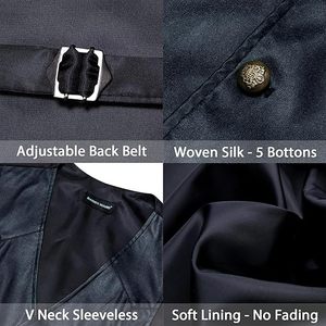 Chaleco de cuero marrón y negro para motocicleta con estilo para hombre con bolsillos diagonales y cinturón inferior Nuevos chalecos de invierno de moda - Product Image 4