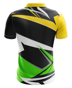 Camiseta de manga corta personalizada informal para hombre, ropa deportiva tejida de algodón, poliéster y LICRA, impresión por sublimación personalizada de Color sólido - Product Image 2