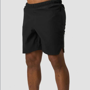 Short d'entraînement décontracté pour hommes tissé solide haute performance évacuant l'humidité à séchage rapide avec poches XXS Gym Running Workouts - Product Image 3