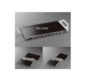 Plateau de service en bois de qualité supérieure, forme ovale, pour fruits, desserts, pour les mariages et les fêtes - Product Image 4