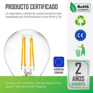 4W G45 E14 LED <b>Bulbs</b> High Performance Filament Design Product Category - Product Image 1
