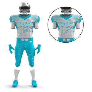 Custom OEM American Uniform Breathable Sublimation Printing American <b>Football</b> <b>Tops</b> Men's American <b>Football</b> Jersey - Product Image 4