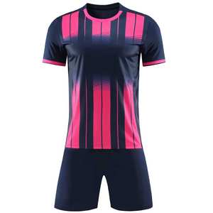 Maillots de football personnalisés en polyester respirant pour hommes, ensembles d'uniformes de football, vêtements de football, ensembles de maillots de football, ensembles complets - Product Image 3