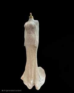 ซื้อชุดแต่งงานสีขาวหรูหราสำหรับเจ้าสาวด้วยผ้าพรีเมี่ยมและการออกแบบที่ทันสมัยเหมาะสำหรับพิธีแบบดั้งเดิมและทันสมัย - Product Image 3