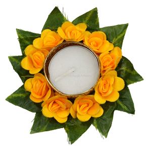 Handmade White Flower Iron <b>Tea</b> <b>Light</b> <b>Holder</b> Indian Style Indoor/Outdoor Office Home Decor Bulk OEM Diwali Festival Wedding - Product Image 5