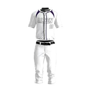 Uniforme d'entraînement de baseball unisexe Ensemble chemise et pantalon à boutons à manches courtes Respirant à séchage rapide évacuation de l'humidité personnalisable Pakistan - Product Image 1