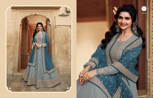 Traje de boda pesado de Georgette, bordado de piedra, trabajo paquistaní, Salwar, Kameez, Dupatta, precio barato, novedad de 2022 - Product Image 2