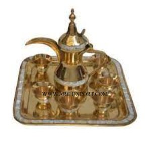 Fantaisie conception à la main en aluminium dessus de Table décoratif Unique thé et café pots en gros Top qualité cuisine théières - Product Image 4