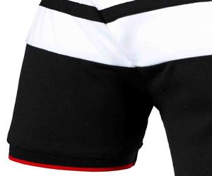 Transpirable que absorbe el sudor 100% algodón relajado ajuste estándar con tapeta de 2 botones negro rendimiento Polo de Golf para hombre - Product Image 3