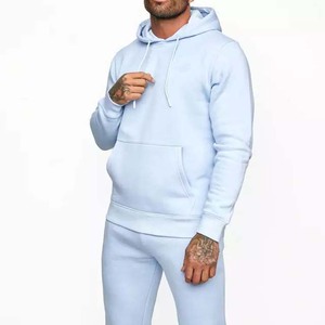 Venta al por mayor nueva llegada de los hombres 100% chándal de algodón personalizado con logotipo propio entrenamiento Jogging Wear Set para el invierno - Product Image 5