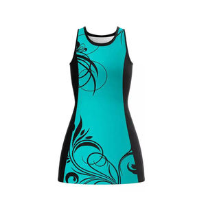 Uniforme de netball sur mesure 2025, best-seller, Pakistan, nouveau design, logo personnalisé, vêtements de sport, 100% polyester, léger - Product Image 1