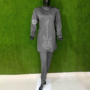 Traje de baño islámico para mujer, ropa de playa, traje transpirable para mujer, traje de baño de carreras de competición de natación de una pieza - Product Image 1