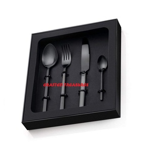 Nouveauté 2025 Ensemble de couverts en acier inoxydable poli miroir écologique pour une utilisation en fête Fabriqué en Inde - Product Image 5