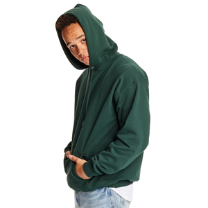 Vente en gros de sweat à capuche blanc fabricant professionnel 80/20 coton/Polyester tissu Premium marque personnalisée Logo imprimé fournisseur OEM - Product Image 2