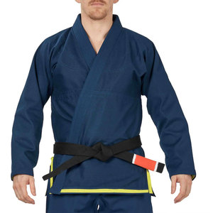 2025 profesional liso Jiu Jitsu blanco Gi Bjj Kimono BJJ Gis personalizado Bjj Gi azul para hombres brasileño jiu jitsu kimono - Product Image 2