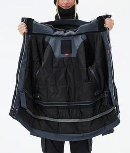 เสื้อแจ็คเก็ตสกีกันน้ำกันลมแบบมีสีตัดกัน เสื้อโค้ทสโนว์บอร์ดสำหรับฤดูหนาวกลางแจ้งแบบกันความร้อน ระบายอากาศได้ดี สำหรับผู้หญิง - Product Image 6