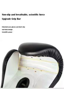 Guantes de Boxeo de Cuero PU con Logotipo Personalizado, Cierre de Velcro, para Entrenamiento y Sparring, OEM Disponible, MOQ Bajo - Product Image 4