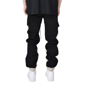 New Style Side Buttons Decor Men Casual <b>Jogger</b> fitness elastic comfortable men Pants <b>Stack</b> Cargo Pant Sweatpants - Product Image 4