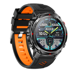 HT37 GPS สมาร์ทวอทช์ 2.01" หน้าจอ AMOLED BT โทรออก ตรวจวัดอัตราการเต้นของหัวใจ IP68 สายยาง สำหรับทุกเพศ - Product Image 5