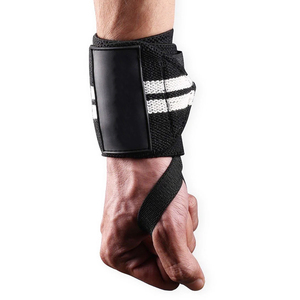 Customized Size Logo Colour Heavy Duty Cotton Adjustable Anti-Slip Fitness Gym <b>Wrist</b> <b>Weight</b> Lifting Straps Powerlifting Training - Product Image 3