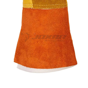 ถุงมือเชื่อมทนไฟทำจากหนังหนาทนทานแขนยาวเพื่อการป้องกันที่เหนือกว่าระหว่างงานเชื่อม - Product Image 4