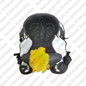 Sillín de equitación ligero hecho a medida, sillín de equitación de cuero genuino profesional de la mejor calidad en MOQ bajo - Product Image 3