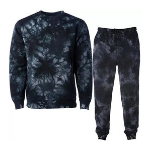 Chándal personalizado de algodón de peso pesado para hombre, chándal de lavado ácido con estampado gráfico vintage, conjunto de 2 piezas para hombre - Product Image 1