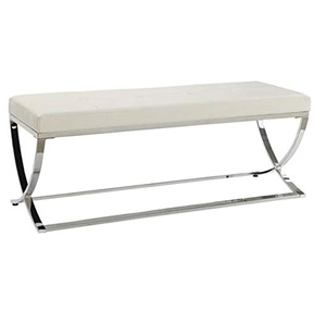 Best Selling Modern Stainless Steel Bench Furniture Removable Cover <b>Storage</b> for Home Hotel Living Bedroom Luxury Bench - Product Image 1