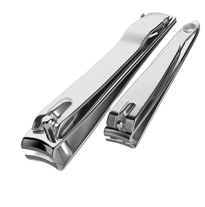 ANAAIF Coupe-ongles professionnel en acier inoxydable de grande taille, lame incurvée, ouverture large pour les ongles - Product Image 1