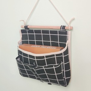 25*27*6cm cotone lino a parete <span class=keywords><strong>salvaspazio</strong></span> Organizer casa ufficio corridoio organizzazione <span class=keywords><strong>bagno</strong></span> corridoio appeso borsa di stoccaggio - Product Image 2