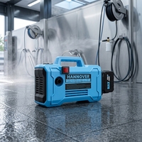 HANNOVER C7-SP Pompe de lavage de voiture sans fil portable à batterie lithium haute efficacité 21V 5MPa pour voiture
