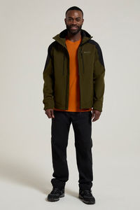 Veste Softshell Unisexe Personnalisée Respirante Coupe-Vent Imperméable Séchage Rapide avec Doublure en Polaire Col à Capuche et Logo Avant - Product Image 6