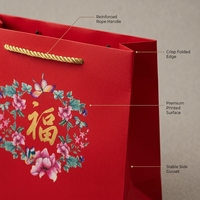 Bolsa de Regalo de Papel Personalizada de Lujo, Cartón Mate de 210g, con Logotipo UV, Asa de Cuerda y Diseño Único