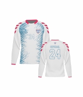 OPERAL OEM Yüksek Kaliteli Isı Transfer Baskılı %100 Polyester Futbol Forması Takımları Gradyan Renkli Özel Takım Adı Unisex Yetişkin