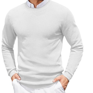 Argyle suéter tejer patrón algodón prendas de punto OEM logotipo personalizado moda pulóver a granel al por mayor suministro de fábrica - Product Image 1