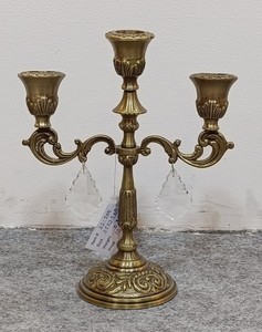 Nuevo candelabro moderno hecho a mano, centro de mesa decorativo para bodas, 5 brazos, chapado en oro - Product Image 4