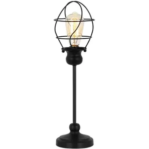 Nouvelle haute vente élégante pour la maison hôtel ferme à l'intérieur chevet Lampe de table de qualité supérieure en fer avec finition enduite noire - Product Image 1