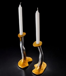 Bougeoir en métal de décoration de table Bougeoirs décoratifs modernes pour la maison, l'hôtel, le mariage et la table - Product Image 1