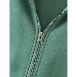 Sudaderas con Cremallera Personalizadas Más Vendidas en 2026, Unisex, Transpirables, de Secado Rápido, 100% Algodón, Diseño Sólido de Invierno, Talla XS - Product Image 3