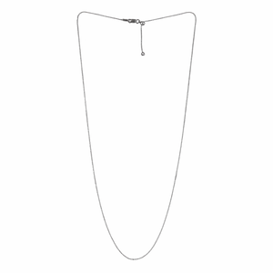 Collar de Cadena de Bolas Ajustable de Plata de Ley 925 con Cierre de Langosta, Estilo Bohemio Cristiano para Mujer, Cadena para Uso Diario - Product Image 1