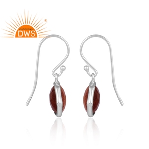 Best Selling <b>Fine</b> Sterling Silver Natural Golden Sunstone Gemstone Dangle <b>Earring</b> Custom Jewelry Manufacturer - Product Image 3
