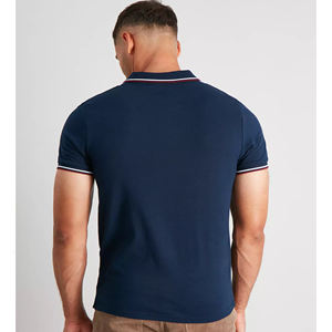 OEM Men's for <b>Polo</b> <b>Shirt</b> <b>with</b> Printed Solid Pattern Knitted Fabric Combination Collar Design and <b>Pocket</b> - Product Image 3