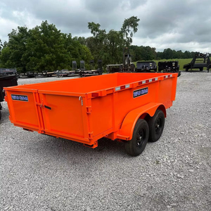 Livraison gratuite 6X12 10000 GWR Remorque à benne basculante Pompe 12V pour le travail et l'agriculture Compacte, solide et facile à remorquer - Product Image 4